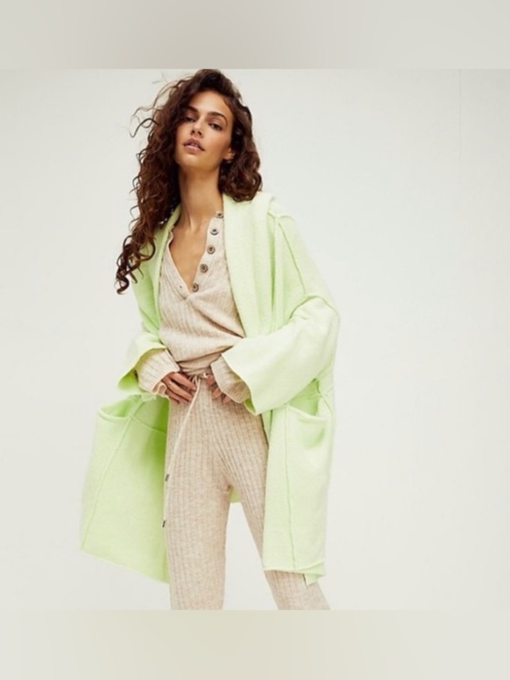 NWT Free People Living In This Cardi Sweater